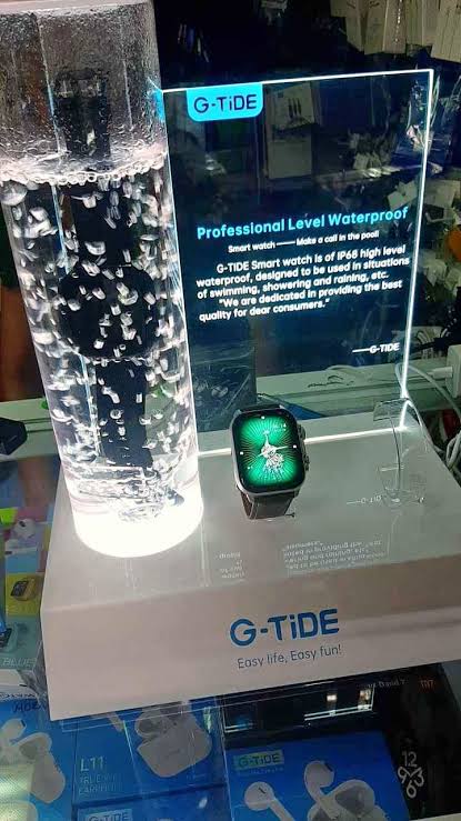 Reloj inteligente sumergible G-TIDE S5 PRO con 3 correas